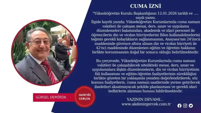 CUMA İZNİ