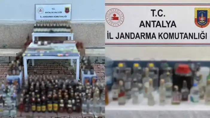 Kemer ve Kepez’de Kaçakçılık Operasyonu! Yüzlerce Litre Ele Geçirildi