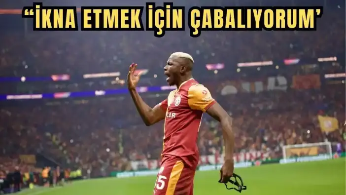 Galatasaray'ın Golcüsü Osimhen'den Lookman ve Onyedika Açıklaması