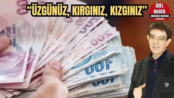 20 Bin TL’lik Emekli Maaşına Antalya'dan Sert Tepki: 'Emeklide Umut Söndü'