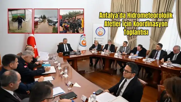 Antalya’da Aşırı Yağış Teyakkuzu! 4532 Personel, 1535 Araç Sahada