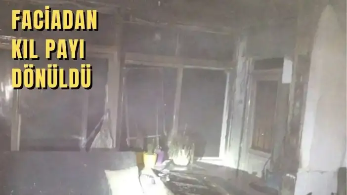 Alanya'da Müstakil Ev Alevlere Teslim Oldu! Faciadan Kıl Payı Dönüldü