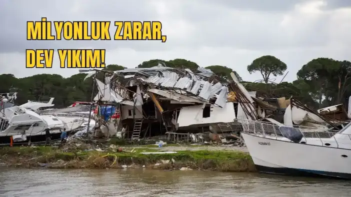 Antalya’da Hortum Dehşeti: İlçeler Savaş Alanına Döndü, Milyonluk Zarar Var!