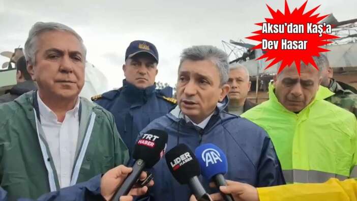 Vali Şahin: “Antalya Yağmurlarla Sınandı!”