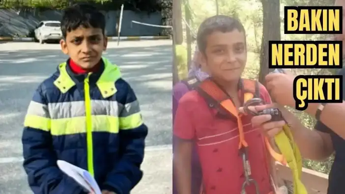 Antalya'da 3 Gündür Aranan 11 Yaşındaki Ali Adana'da Çıktı! Kameralara Takıldı