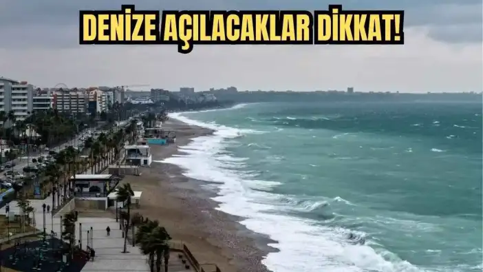Balıkçılara Kritik Uyarı! Antalya Açıklarında Fırtına Başlıyor