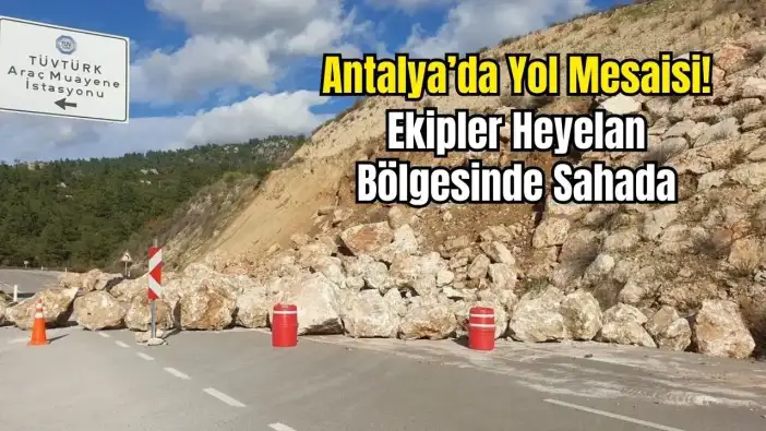 Kumluca-Kemer-Antalya Yoluna Dikkat! Yeni Düzenleme Yapıldı