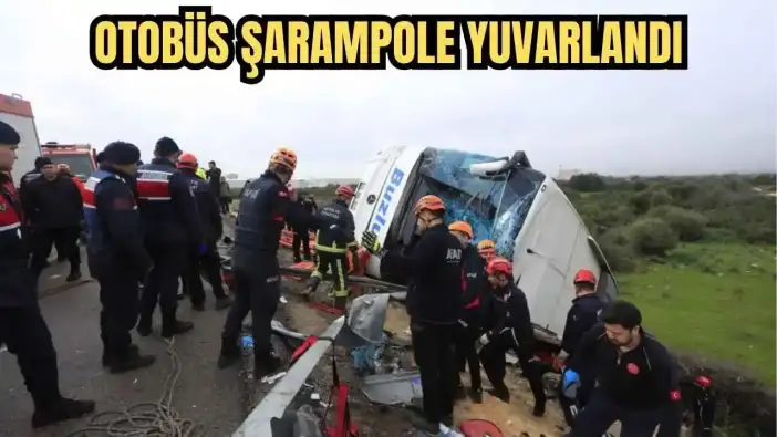 Antalya’daki Feci Kazada Yolcu Otobüsü Devrildi! Peş Peşe Açıklamalar Geldi