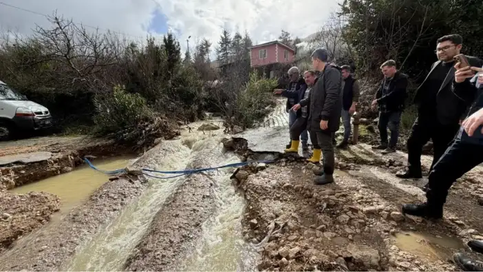 Bucak’ta Şiddetli Yağış 4 Köyde Sel ve Heyelana Neden Oldu