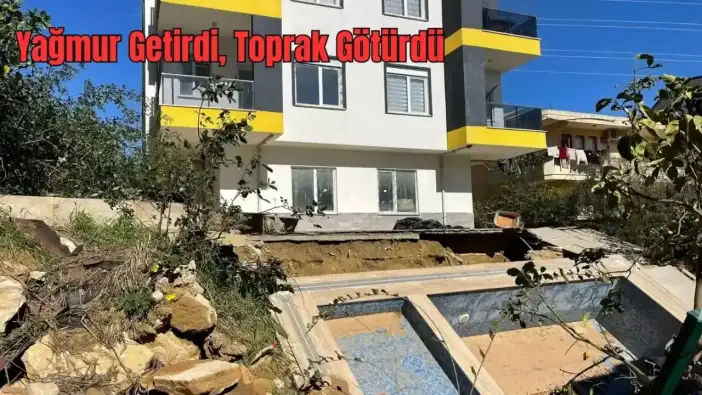 Alanya’da Korkutan Çökme: 7 Katlı Bina Tahliye Edildi