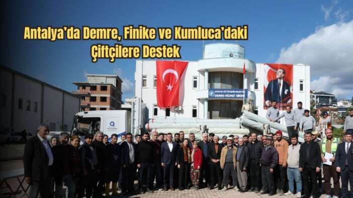 CHP Antalya’dan Afet Bölgesindeki Çiftçilere Sera Naylonu Desteği