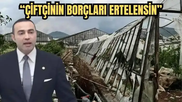 Gazipaşa’yı Dolu ve Hortum Vurdu! CHP Antalya Milletvekili Kaya Konuyu TBMM'ye Taşıdı