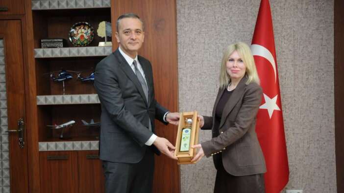 Akdeniz Üniversitesi Rektörü Özkan, BİK Müdürü ile bir araya geldi