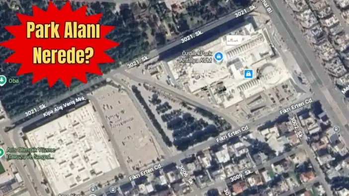 Kepez’de İmar Bilmecesi: Kağıt Üstünde Park, Gerçekte Otopark