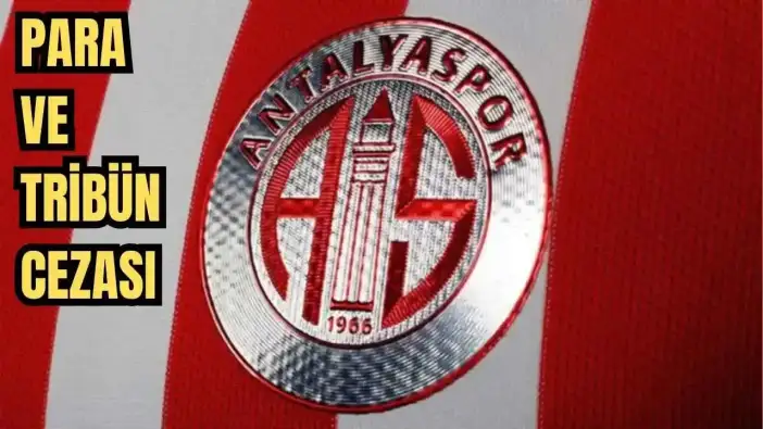 PFDK Kararları Açıklandı! Antalyaspor'a 660 Bin TL Ceza, Sami Uğurlu'ya 3 Maç Ceza