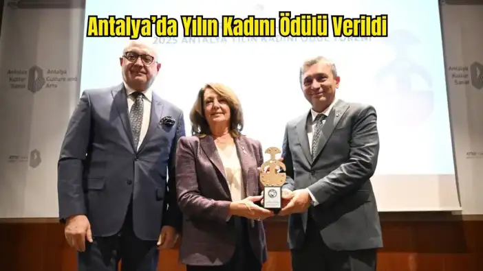 Jale İnan 2025 Antalya Yılın Kadını Ödülü Prof. Dr. Emine Fulya Deniz Sarvan’a