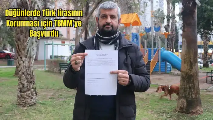 Antalya'dan Meclis'e Başvuru: Takı Törenlerinde Paraya Zarar Verilmesin