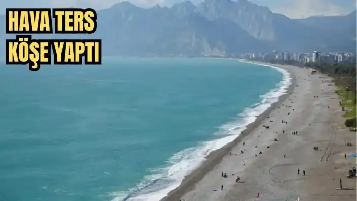 Sarı Kod Uyarısı Sonrası Antalya’da Güneş Açtı! Vatandaşlar Konyaaltı Sahili'ne Akın Etti