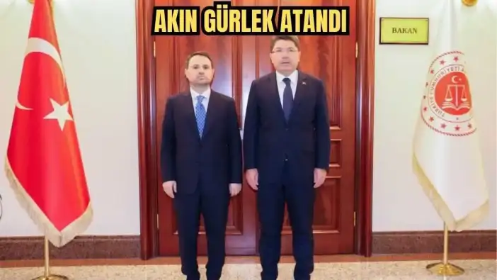 Yeni Adalet Bakanı İstanbul Cumhuriyet Başsavcısı Akın Gürlek Oldu