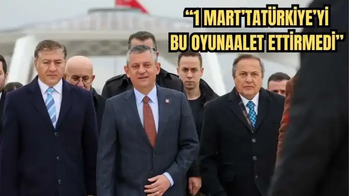 Özel, Baykal'ın Ölüm Yıldönümü Anmasına Katıldı! Erdoğan’a 1 Mart Göndermesi Yaptı