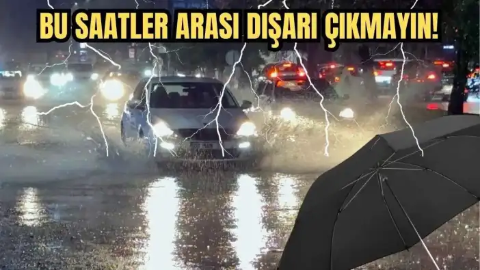 Antalya’ya Yeni Yağış Uyarısı! Kuvvetli Sağanak Yağış Geliyor