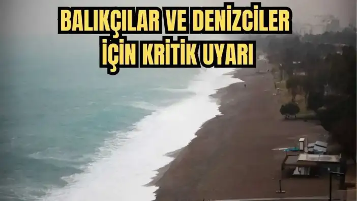 Meteoroloji Saat Verdi! Kaş–Anamur Arasında Fırtına Bekleniyor
