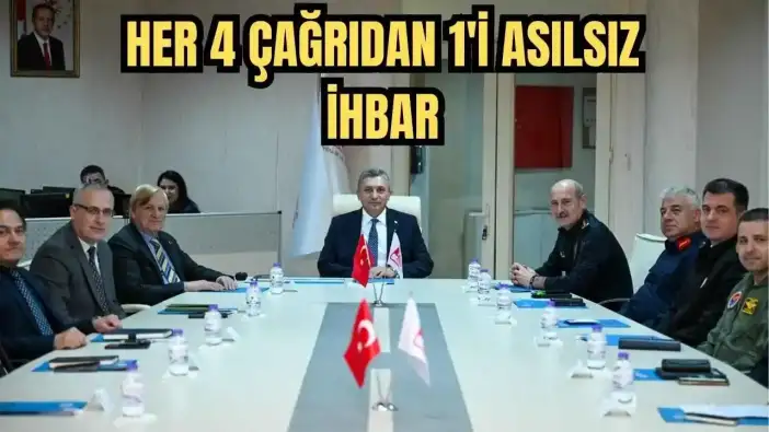 Antalya'da Acil Çağrı Merkezi'nde Çarpıcı Tablo! Her 4 Çağrıdan Biri Asılsız