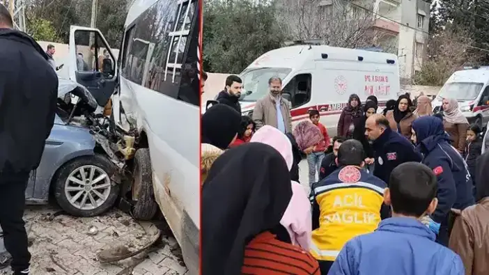 Hatay'da öğrenci servisi faciası: 15 yaralı, sürücü alkollü çıktı