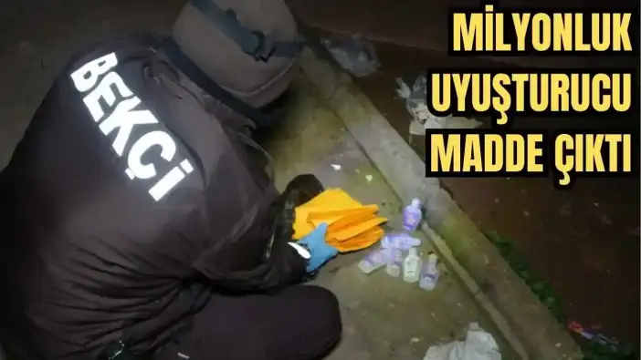 Zeytinköy’de Bekçilerin Bulduğu Poşetten 4 Milyon TL Değerinde Uyuşturucu Çıktı