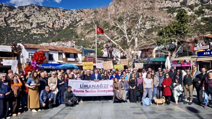 Kaş’ta Doğa Katliamına Karşı Büyük Direniş...Antalya Limanağzı İçin Meydanlarda