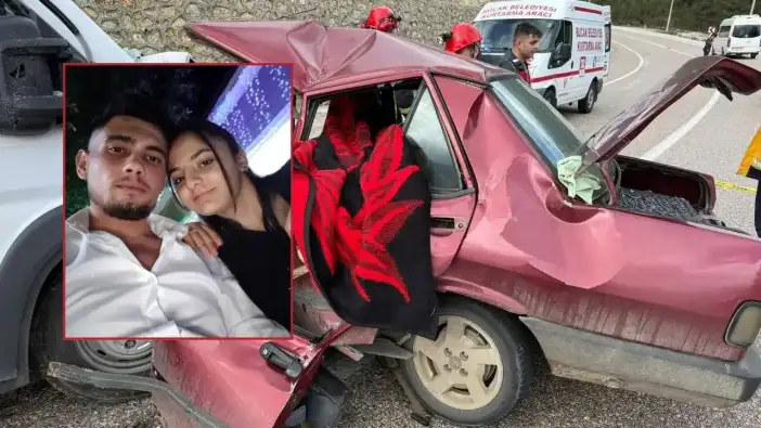Burdur'da Feci Kaza: Genç Çift Araçta Can Verdi
