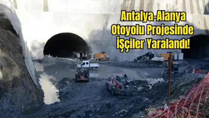 Serik'teki Tünel İnşaatında Kaza: 2 İşçi Yaralandı