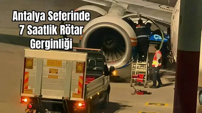 Diyarbakır-Antalya 7 Saat Uçağı Kalkmadı! Yolcular Apronda Tepki Gösterdi