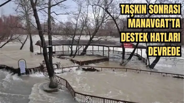 Sağanak Manavgat’ı Vurdu! Belediye Destek Hattı Numaralarını Paylaştı