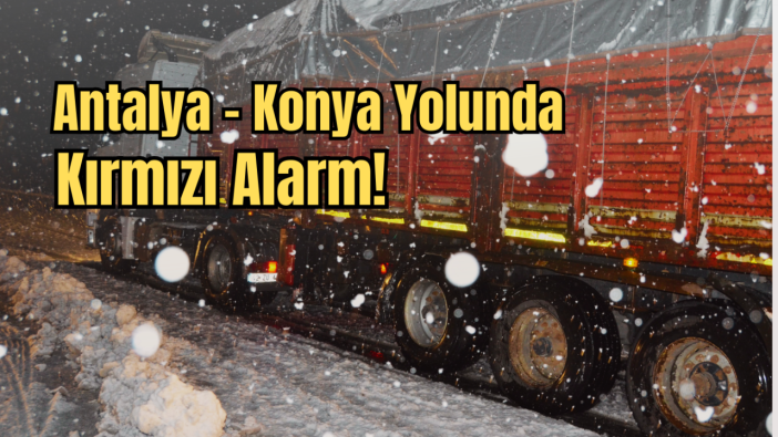 Alacabel Geçidi'nde Kar Sürprizi