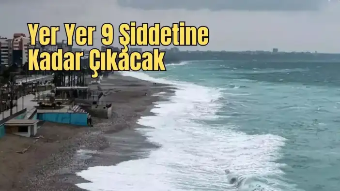 Fırtına Bu Kez Antalya Körfezi’ni "Kuzeyden" Vuracak