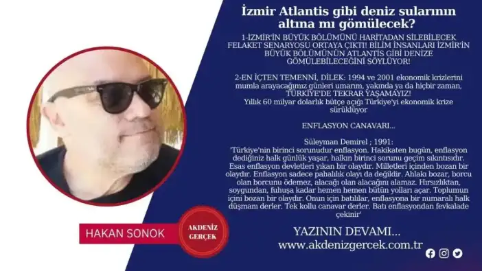 İzmir Atlantis gibi deniz sularının altına mı gömülecek?