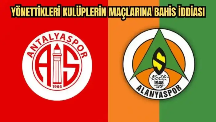 Bahis Operasyonunda Antalyaspor'un ve Alanyaspor'un Yöneticileri Gözaltı İddiası