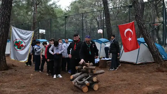Antalya’da İzcilik Ateşi: İzcileri Kaynaşma Kampında Buluştu