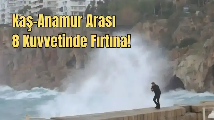 Antalya Körfezi'nde Dev Dalgalar Bekleniyor