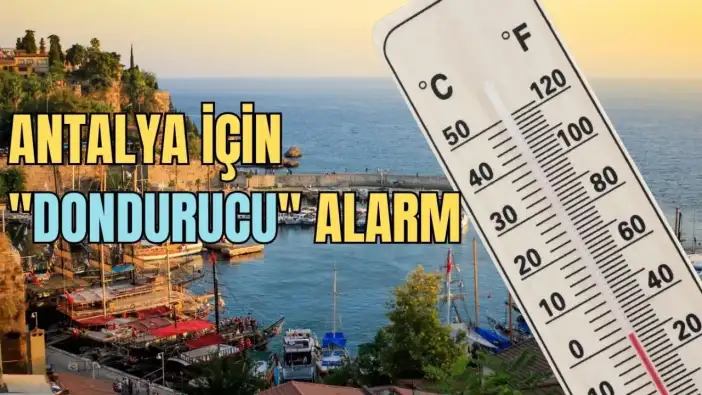 Antalya’da Havalar Yeniden Soğuyor, Zirai Don Tehlikesi Kapıda