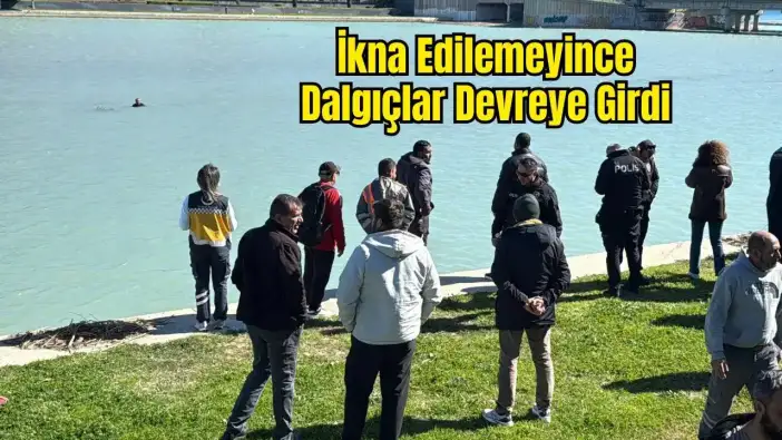 Boğaçayı'nda Şok Anlar: Antalya Büyükşehir İşçisi Kendini Bir Anda Sulara Bıraktı