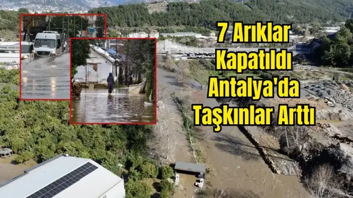 Antalya'da 40 Günlük Yağmur 4 Saatte Yağıyor! Profesörden Taşkınları Önleyecek 5 Çözüm
