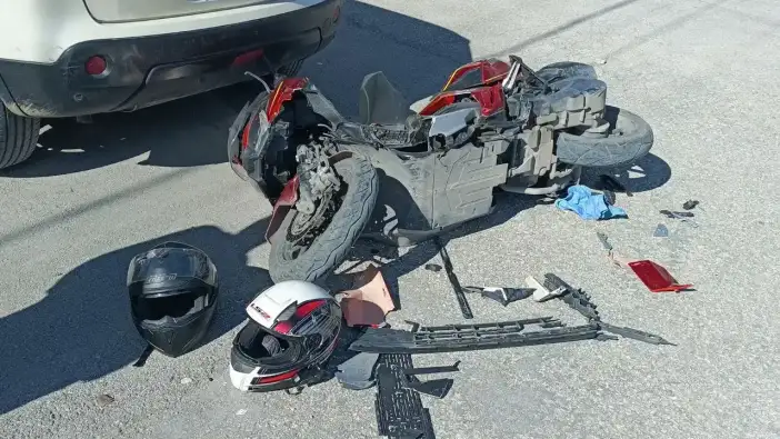 Burdur’da Motosikletli 2 Genç Kız Yaralandı