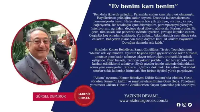 “Ev benim karı benim”