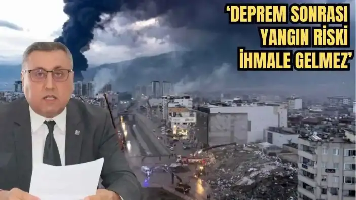 MMO Antalya Şube Başkanı Kılıç'tan Deprem Haftası'nda Yangın Uyarısı!