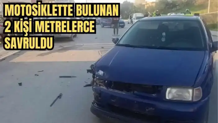 Manavgat’ta Motosiklet ile Otomobil Çarpıştı! 3 Kişi Yaralandı