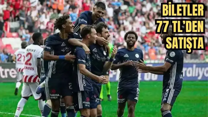 Antalyaspor – Samsunspor Maçı Biletleri Satışta! Tüm Biletler 77 TL