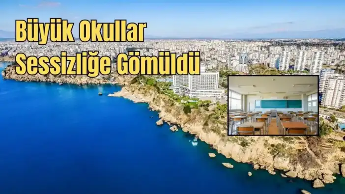 Antalya Eğitim Dengeleri Şaştı, Merkezde Okul Kırsalda Öğrenci İhtiyacı Var