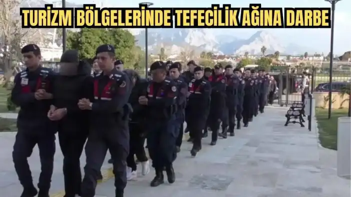 Antalya Merkezli Tefecilik Operasyonunda 14 Şüpheli Adliyeye Sevk Edildi